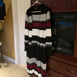 Long sweater cardigan